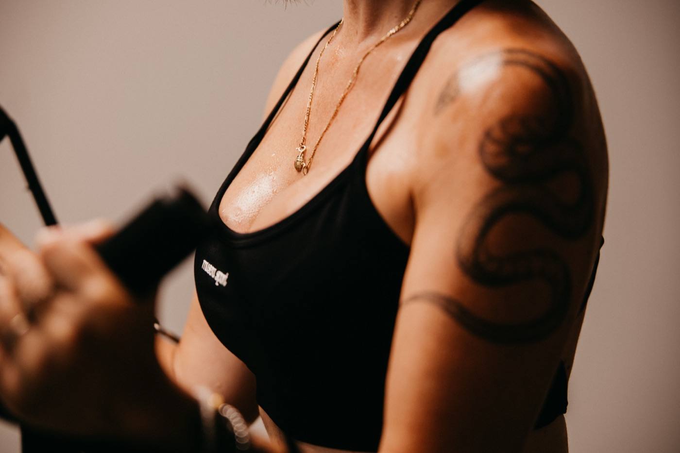 Détail portrait, ambiance studio